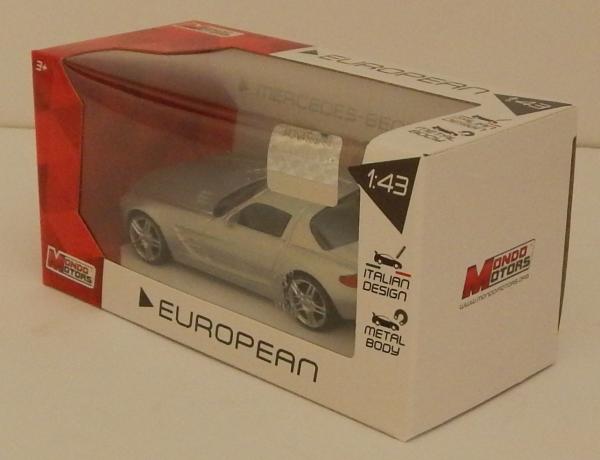 MERCEDES-BENZ SLS AMG silber 1:43 NEU OVP